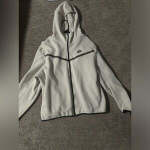 White/bone Nike tech jacket